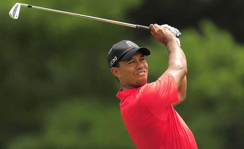 Tiger Woods during the final round of the AT&T National at Congressional CC.