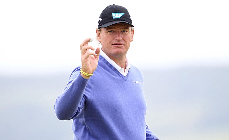 Ernie Els during the Scottish Open.