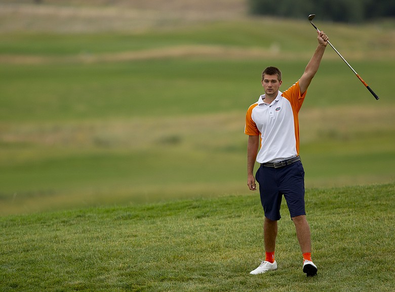 T.J. Vogel during the final match of the U.S. Amateur Public Links.