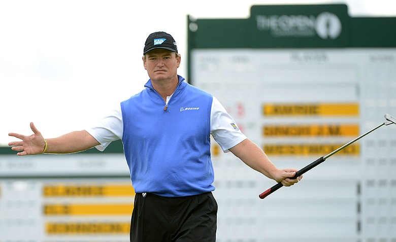 Ernie Els is one of three players to win a major with the anchored putter, coming last July at the Open Championship.