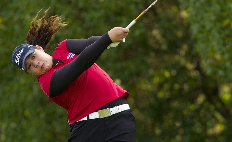Ariya Jutanugarn defeated Casie Cathrea, 3 and 1, in the quarterfinals at the U.S. Girls' Junior.