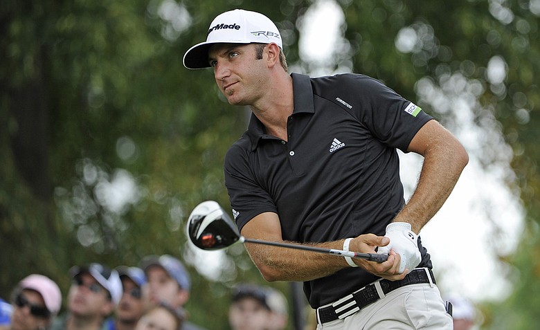 Dustin Johnson will be paired with Rory McIlroy and Jim Furyk in the first two rounds at the PGA Championship.