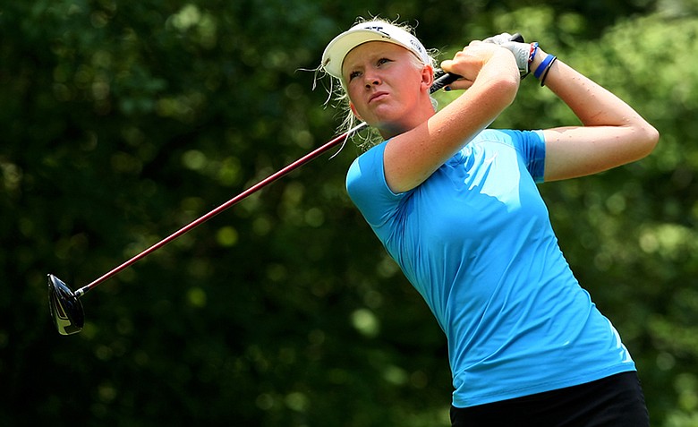 Jessica Vasilic defeated Yueer Cindy Feng during the Round of 64 at the 112th U. S. Women's Amateur Championship.