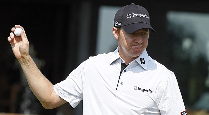 Jimmy Walker leads the Wyndham Championship after two rounds.