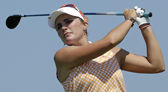 Lexi Thompson during the second round of the Navistar LPGA Classic.