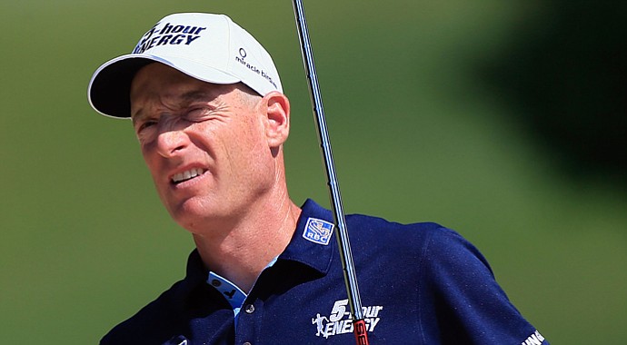 Jim Furyk during the third round of the Tour Championship.