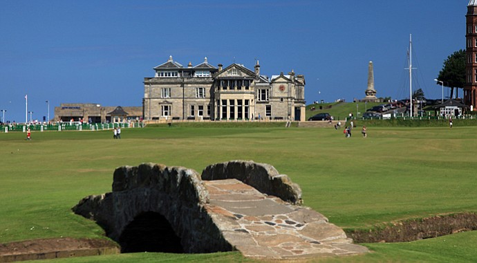 No. 18 at The Old Course in St. Andrews.