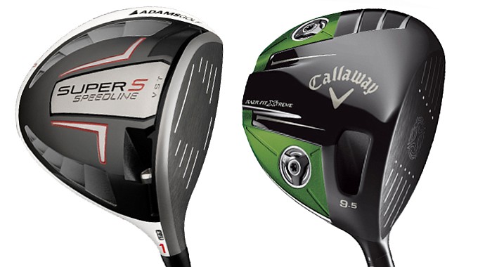The Adams Super S and Callaway Razr Fit Xtreme.
