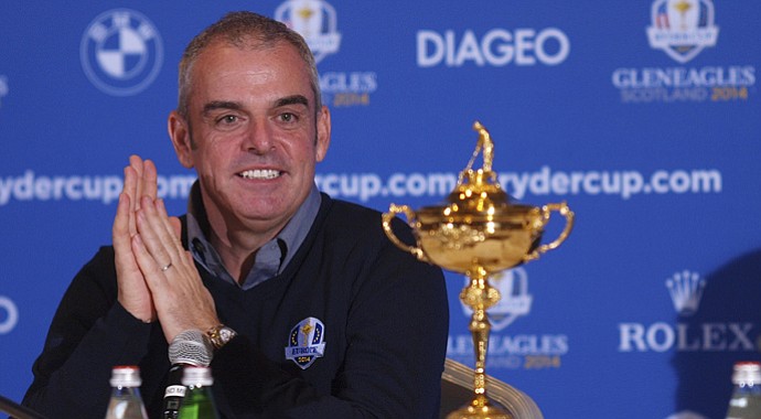 Paul McGinley is Europe’s captain for the 2014 Ryder Cup.