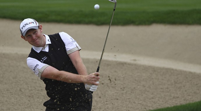 Stephen Gallacher during the Dubai Desert Classic.
