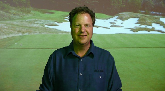 Gawain Robertson, co-owner of shaftmaker Accra Premium Golf Shafts in Kingston, Ontario, Canada.