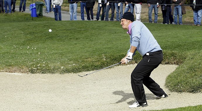 Fredrik Jacobson during the Pebble Beach National Pro-Am.