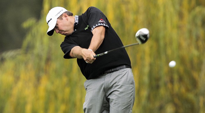 Bo Van Pelt defeated John Senden, 6 and 5, in the first round of the WGC-Accenture Match Play Challenge.