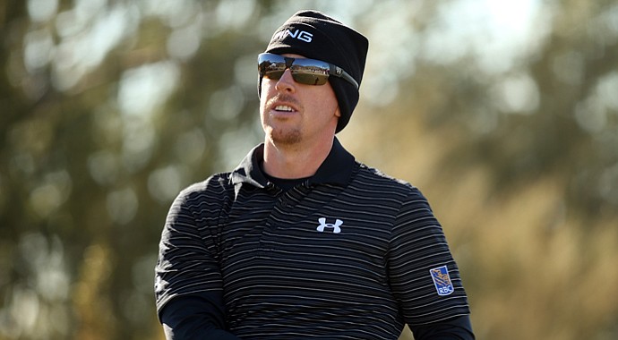 Hunter Mahan during the third round of the WGC-Accenture Match Play Championship.