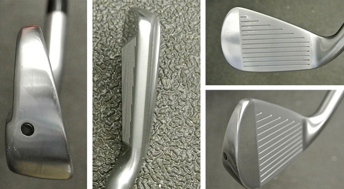 Titleist's hollow-headed 712U has a flat face and compact shape that is designed to help golfers hit straighter shots.