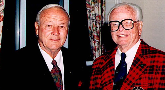 Arnold Palmer and Innisbrook architect Larry Packard.
