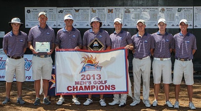 North Florida battled back to win the Atlantic Sun Conference by 14 shots.