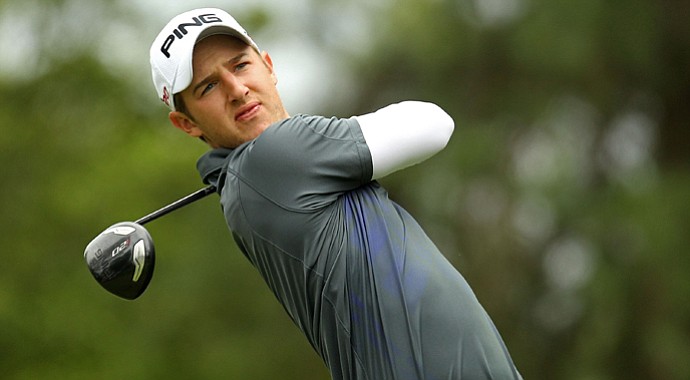 Derek Ernst fired a 2-under 70 and outlasted David Lynn in a sudden-death playoff to win the Wells Fargo Championship.