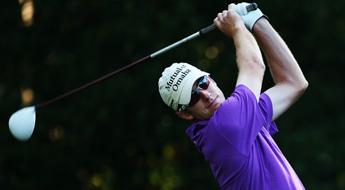 Roberto Castro plays a shot from the 11th tee during the first round of the 2013 Players Championship.