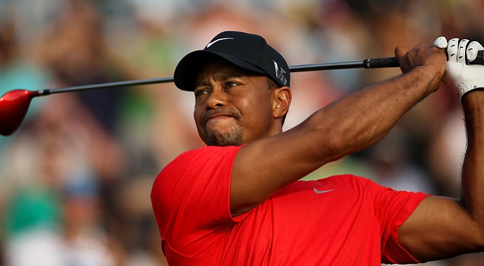 Tiger Woods pulled away from the field after being tied with three others through 14 holes, winning his second Players Championship title in the process.