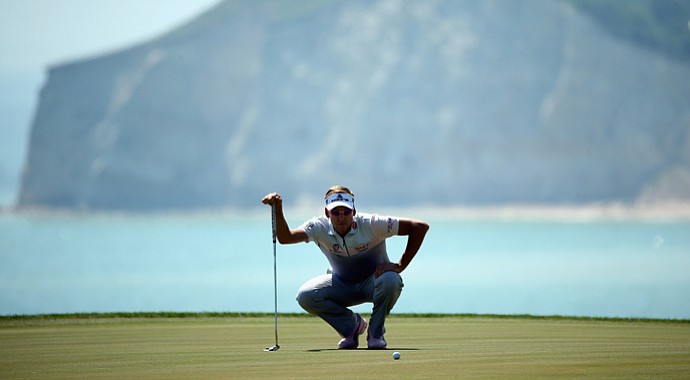 Ian Poulter lost to Thongchai Jaidee on Thursday in the first round at the Volvo Match Play, but is still alive due to the group format of the event.