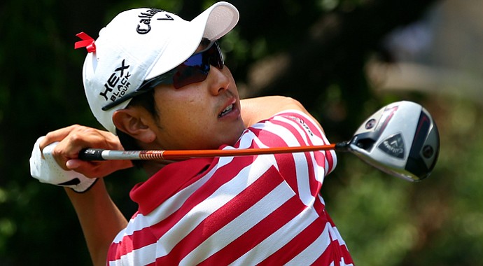 Sang-Moon Bae is playing with 54-hole leader Keegan Bradley on Sunday at the HP Byron Nelson Championship.