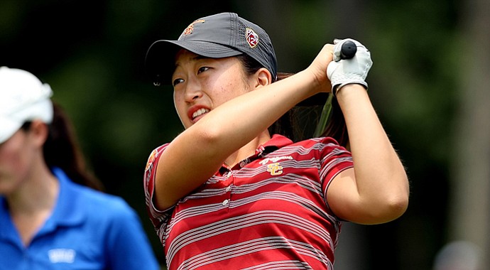 USC's Kyung Kim posted the best round of the Trojans in Round 3 of the 2013 Women's NCAA Championship.