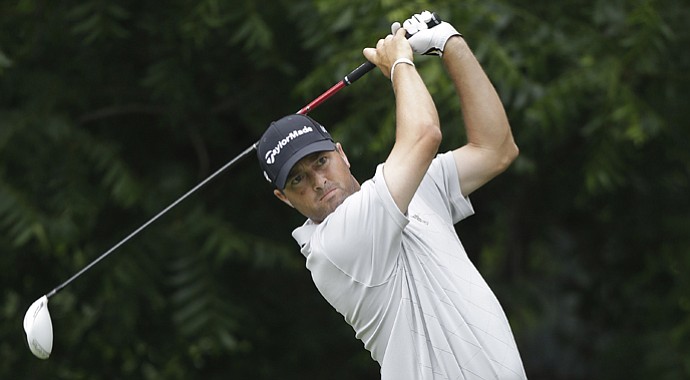 Ryan Palmer during the first round of the Crown Plaza Invitational at Colonial.