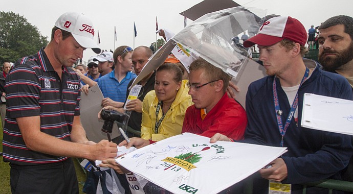 Webb Simpson will try to become the first player to repeat as U.S. Open champion since Curtis Strange in 1989.