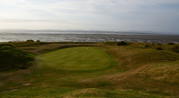 The 11th hole at the Tain Golf Club in Scotland.