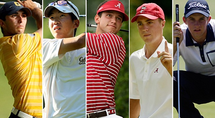 Max Homa, Michael Kim, Cory Whitsett, Justin Thomas and Patrick Rodgers were all named to the 2013 U.S. Walker Cup squad on Wednesday.