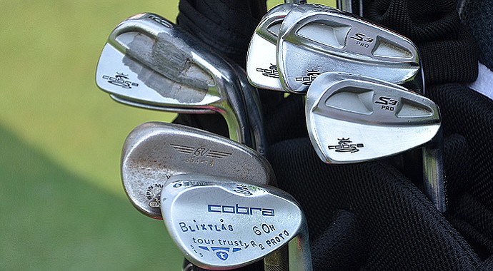 A look inside Jonas Blixt's bag that he used to move into contention at the PGA Championship on Saturday.