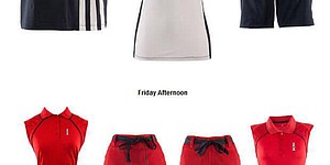 A look at U.S. outfits for Friday at Solheim Cup