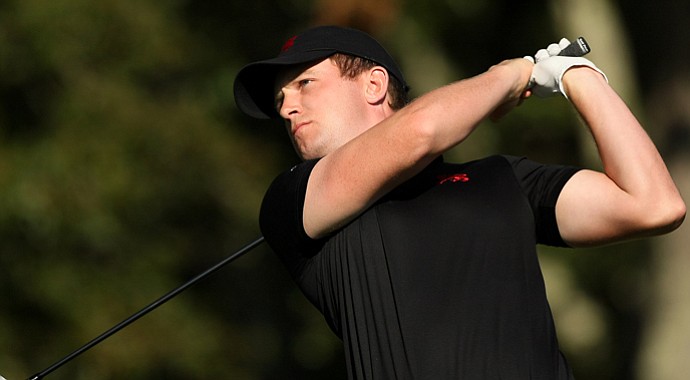 GB&I's Garrick Porteous on Saturday of the 2013 Walker Cup at National Golf Links of America in Southampton, N.Y.