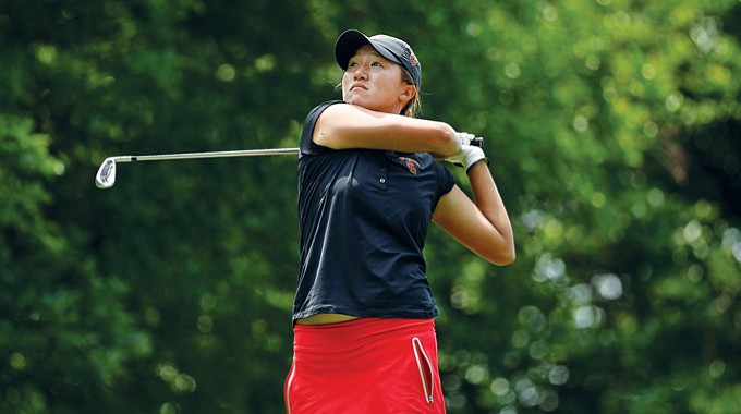 Annie Park at the 2013 NCAA Championship