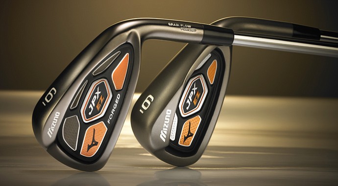 Mizuno's directive to designers for the latest JPX irons: "Let's take this thing to another galaxy." The result? Two JPX-EZ models featuring advanced technology – and orange cosmetics.