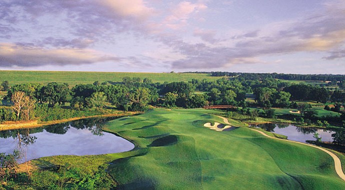 The fifth hole at Cowboys Golf Course