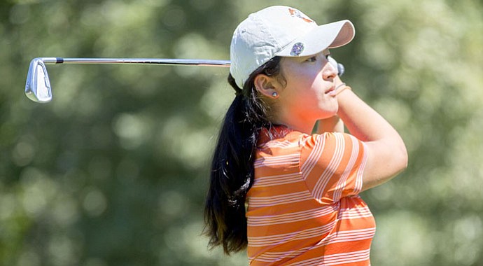 Julie Yang stepped away from her Oklahoma State teammates for the week to play in the second stage of LPGA Q-School.