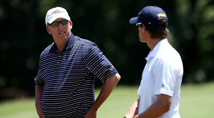 Georgia Tech head coach Bruce Heppler, left, is among the GCAA's 2013 Hall of Fame class.