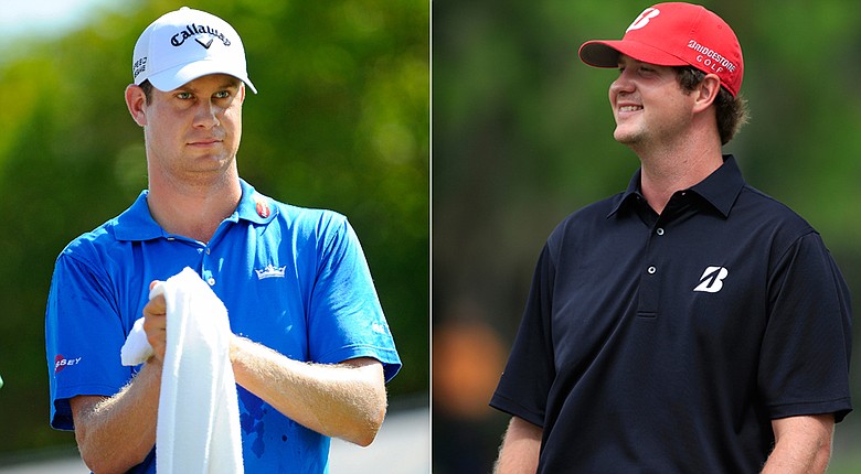 Harris English (left) and Hudson Swafford both starred at the University of Georgia.