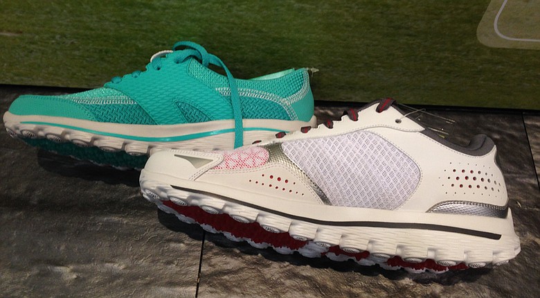 The Skechers GoWalk2, which will hit the market in the next 30-45 days, comes in men and women styles.