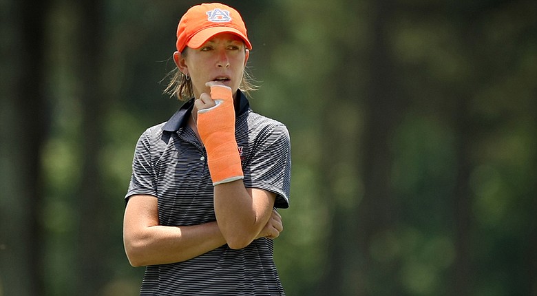 Danielle Downey, the director of golf operations at Auburn, died Thursday night in a single-car accident in Auburn, Ala. She was 33.