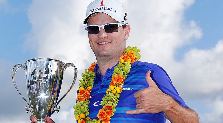Zach Johnson was named PGA Tour Player of the Month for January.