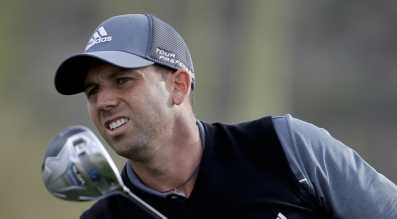 Sergio Garcia during his first-round win at the 2014 WGC-Accenture Match Play at Dove Mountain in Marana, Ariz.