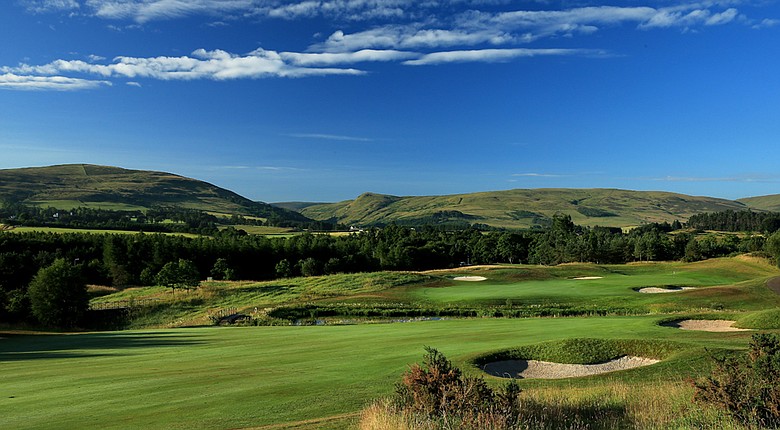 The 16th hole at Gleneagles, the site of the 2014 Ryder Cup.