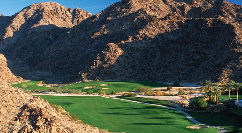 The 15th hole at La Quinta Resort's Mountain course in Palm Springs, Calif.