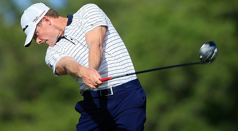 James Driscoll hits a drive during the second round of the Puerto Rico Open.