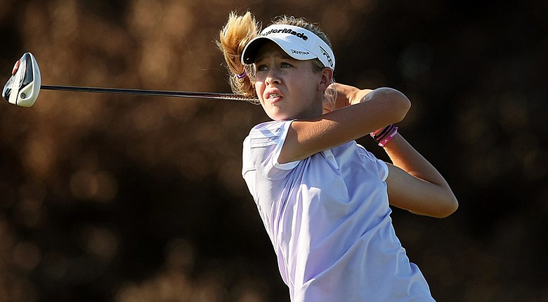 Nelly Korda will play in the LPGA's 2014 Kraft Nabisco Championship as an amateur (shown here during the 87th South Atlantic Amateur at Oceanside Country Club in Ormond Beach, Fla.).