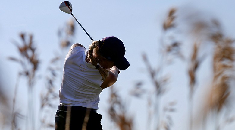 Charley Hull, with an LET win in Morocco recently, has continued her strong play since last year's Solheim Cup (shown here).