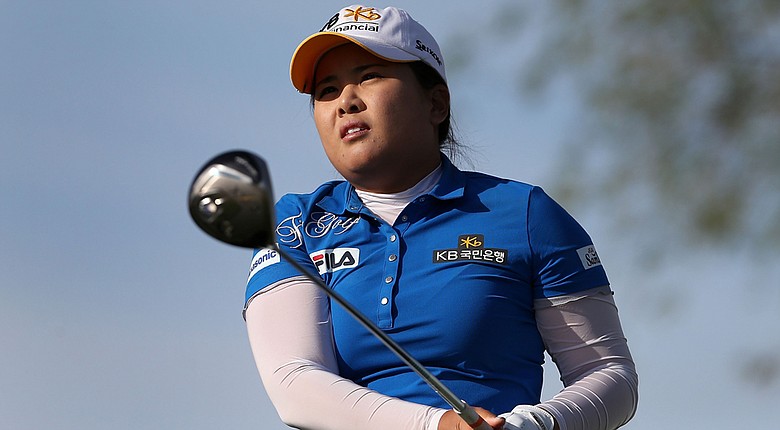 Inbee Park shot a 6-under 66 behind four birdies over her final five holes on Thursday at the JTBC Founders Cup.